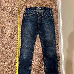 7 for All Mankind jeans size 25 straight leg